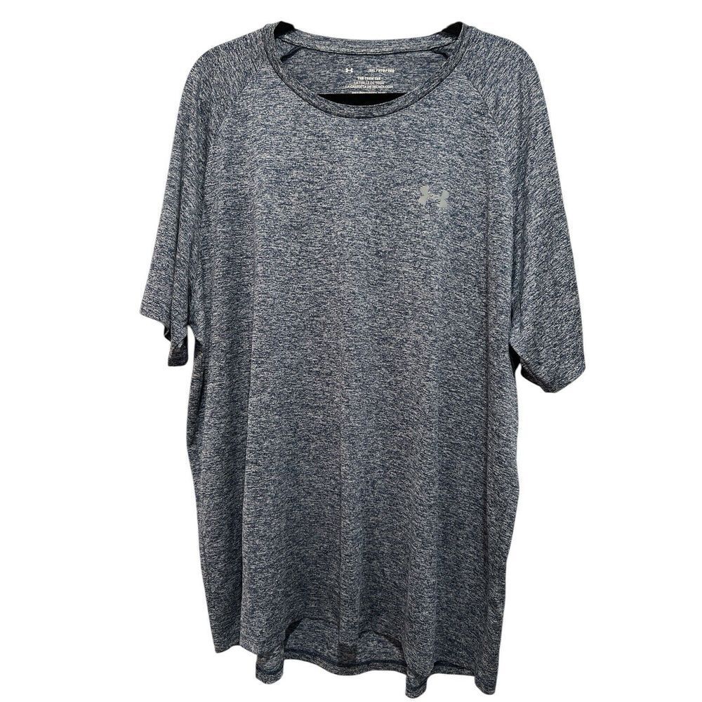 Under Armour HeatGear UA Tech Tee T-Shirt Blue Men's 3XL